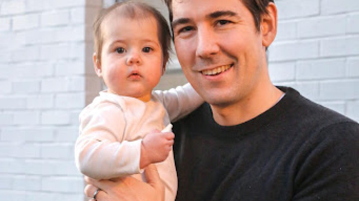Congressman Harder with his daughter Lillian