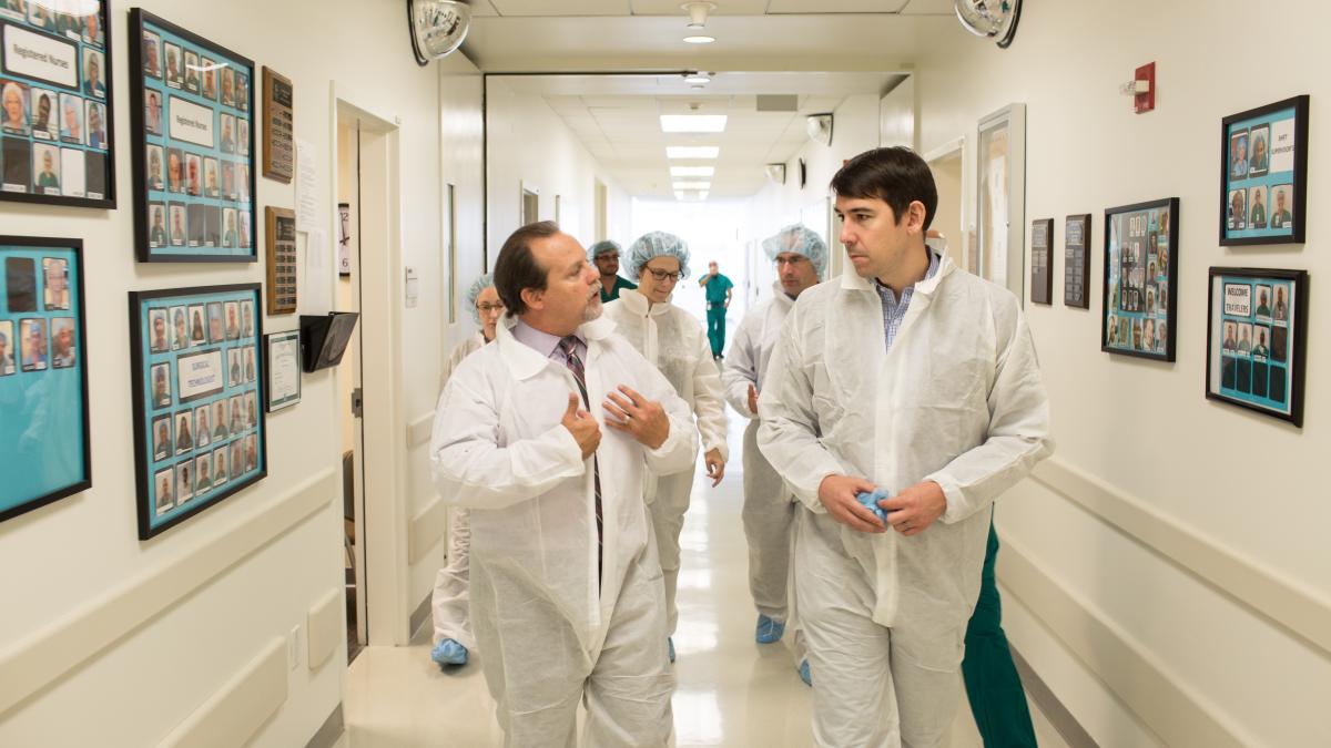 Rep. Harder with constiuents