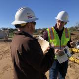 Two men in work gear