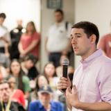 Rep. Harder speaking at an event