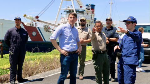 Rep. Harder Hears from Officials about the Sinking Cruise Ship Aurora