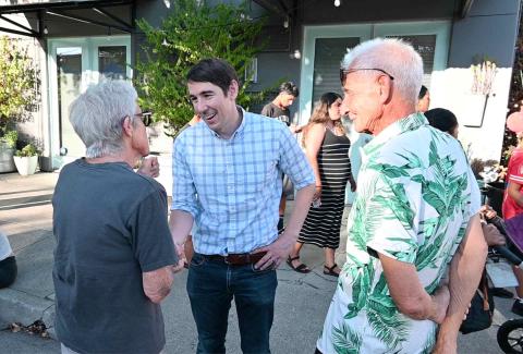 Harder attended National Night Out events across Stockton and Tracy