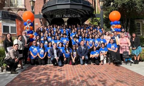 Harder Helps Induct 5th Cohort of the UOP College Corps