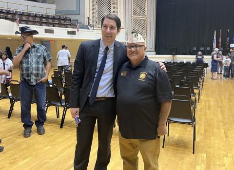 Memorial Day Josh with Man