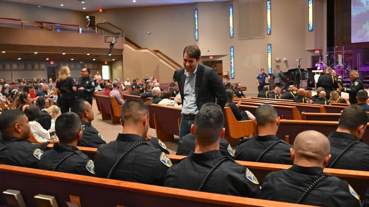 Josh with Stockton Police