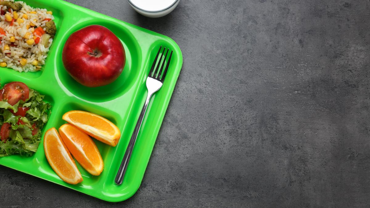 school lunch tray