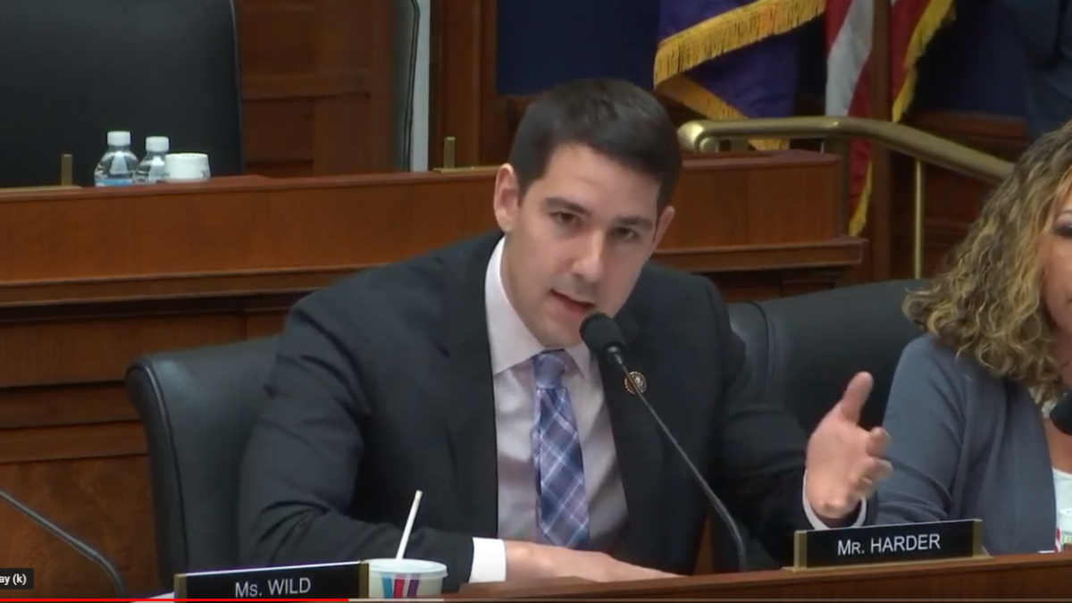 Rep. Harder Hearing clip
