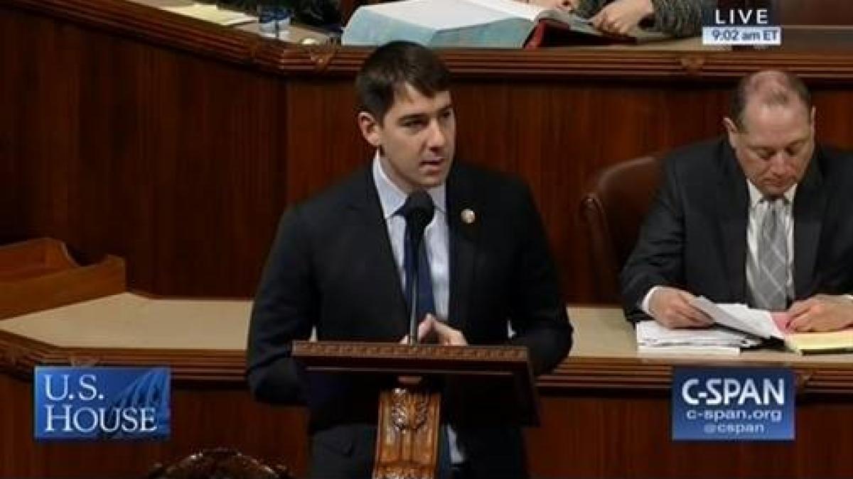 Rep. Harder on the House Floor